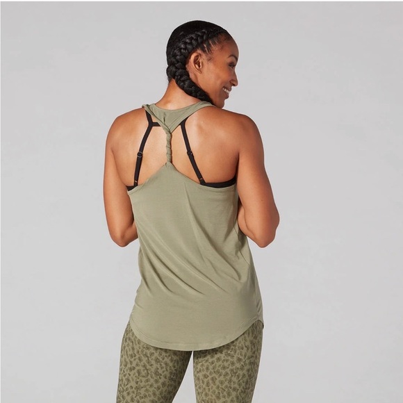 Tavi Tops - TAVI - Twisted Racerback Tank - Light Olive - NWT